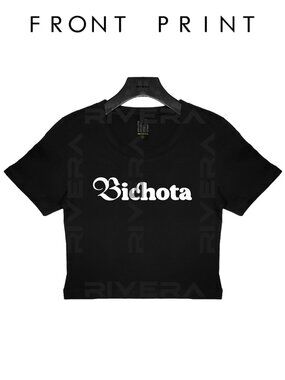 Bichota Baby Tee Crop Top Y2K Aesthetic Premium Streetwear Cute Karol G FanShirt